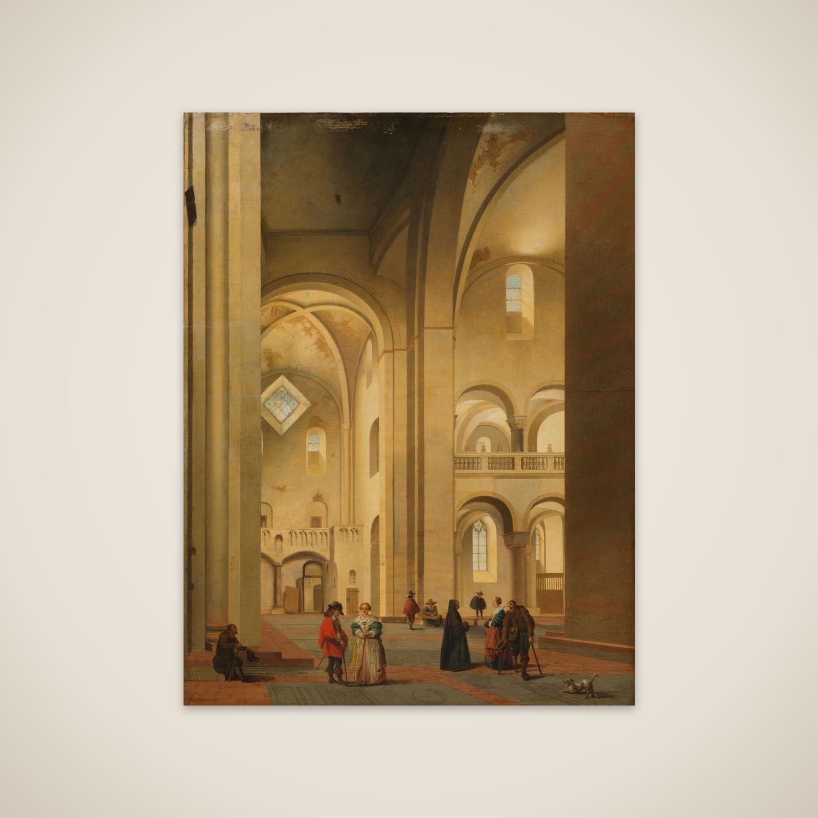 The Transept of the Mariakerk in Utrecht, Seen from the Northeast unframed print