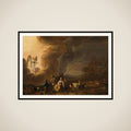 The Annunciation to the Shepherds framed