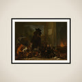 Satire on the Trial of Johan van Oldenbarnevelt framed