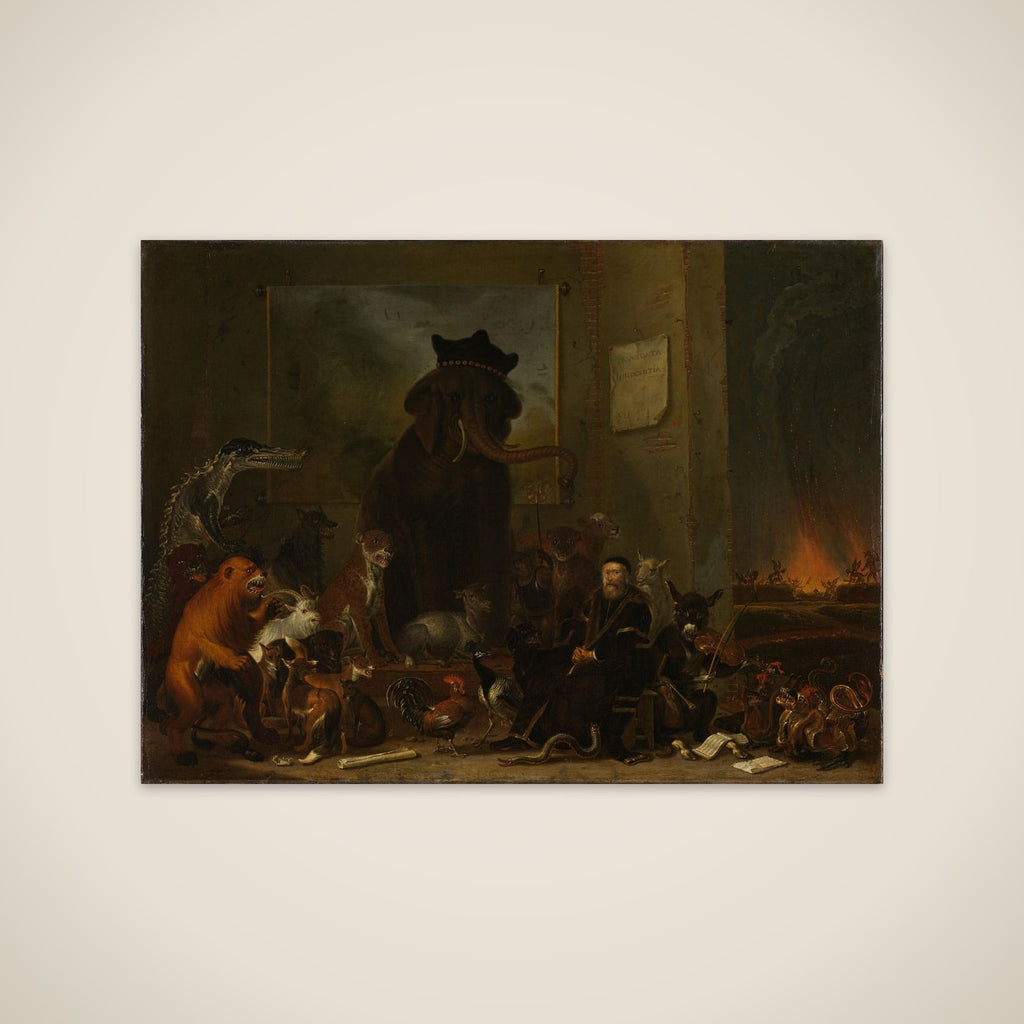 Satire on the Trial of Johan van Oldenbarnevelt unframed print
