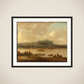 View of the Rhine and the Elterberg framed
