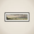 View of a Palace in a Hilly Landscape framed