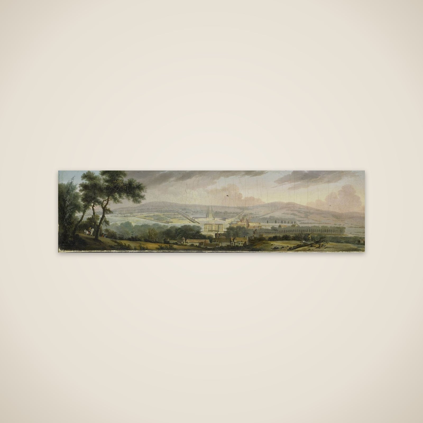 View of the back of a Palace unframed print
