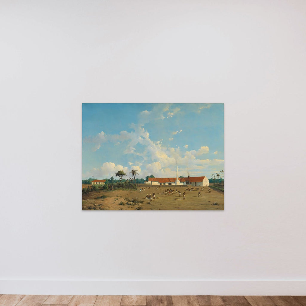 The Kemanglen Sugar Factory near Tegal (or Tagal), Java unframed — shown to scale