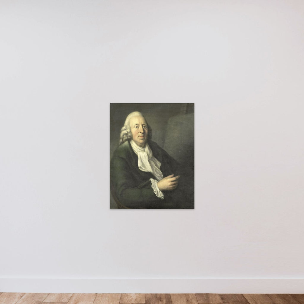 Self Portrait at approximately 60 years of age unframed — shown to scale