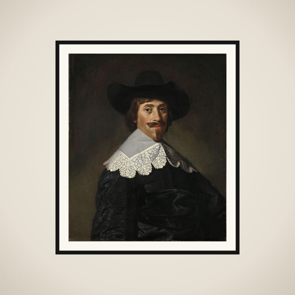 Portrait of Frederik Dircksz Alewijn (1603-1665) framed