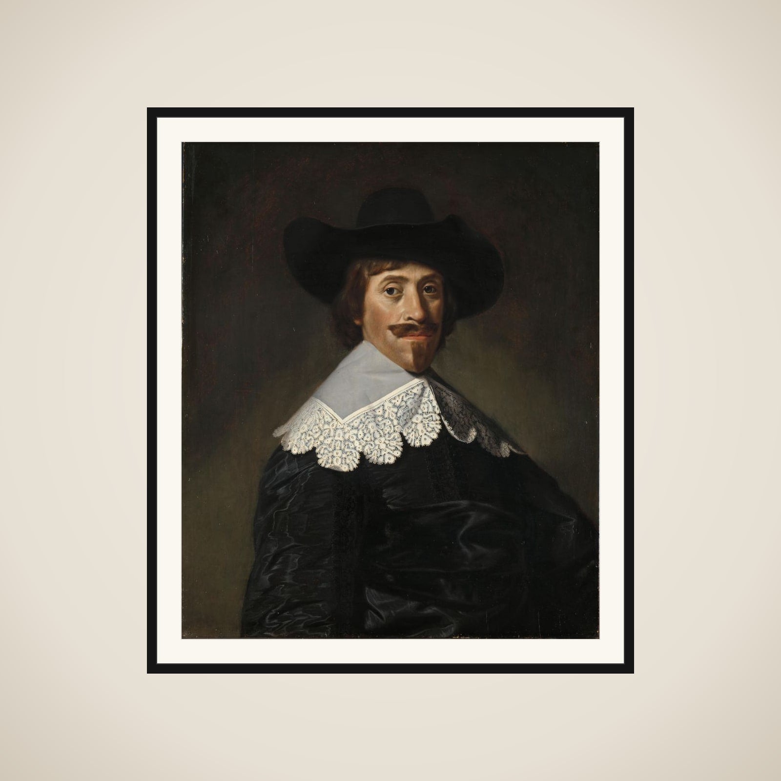 Portrait of Frederik Dircksz Alewijn (1603-1665) framed