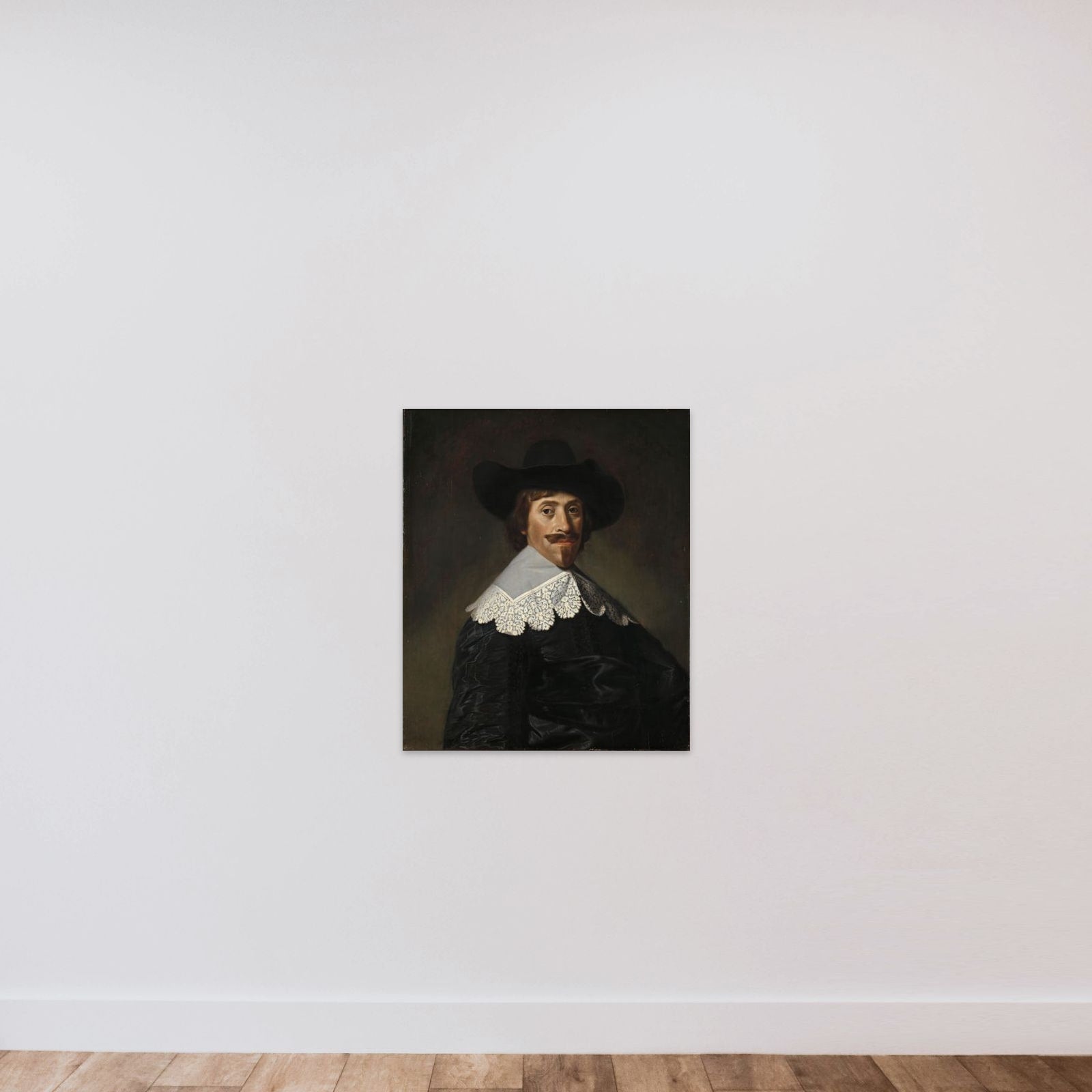 Portrait of Frederik Dircksz Alewijn (1603-1665) unframed — shown to scale