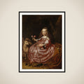 Portrait of a Young Girl, probably Anna de Bye (1636-1713) framed
