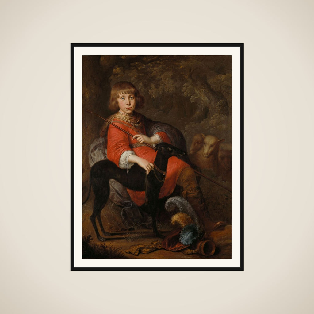 Portrait of Martinus Alewijn (1634-1684) framed