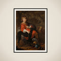 Portrait of Martinus Alewijn (1634-1684) framed