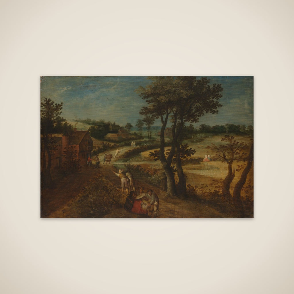 Landscape with Corn Fields unframed print
