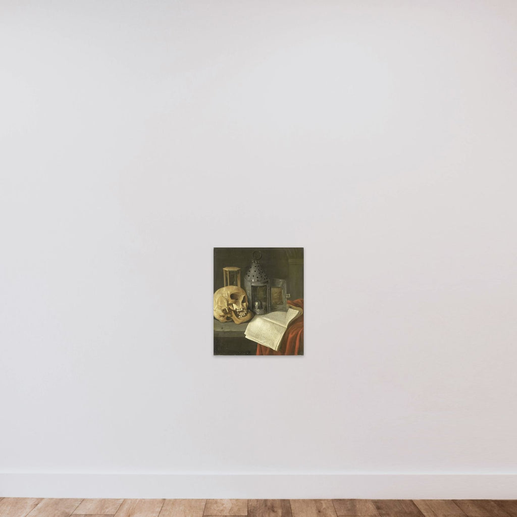 Vanitas Still Life unframed — shown to scale