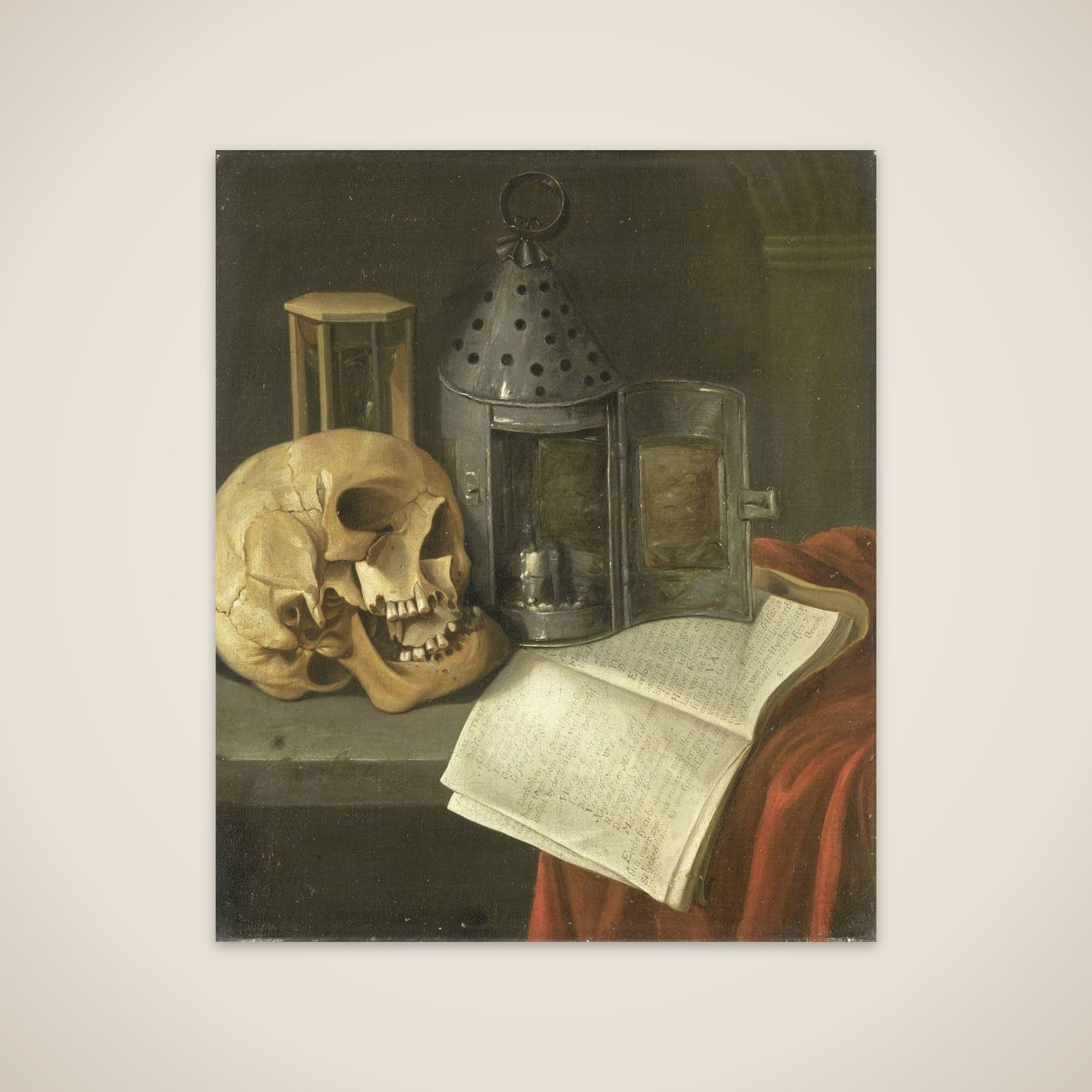 Vanitas Still Life unframed print