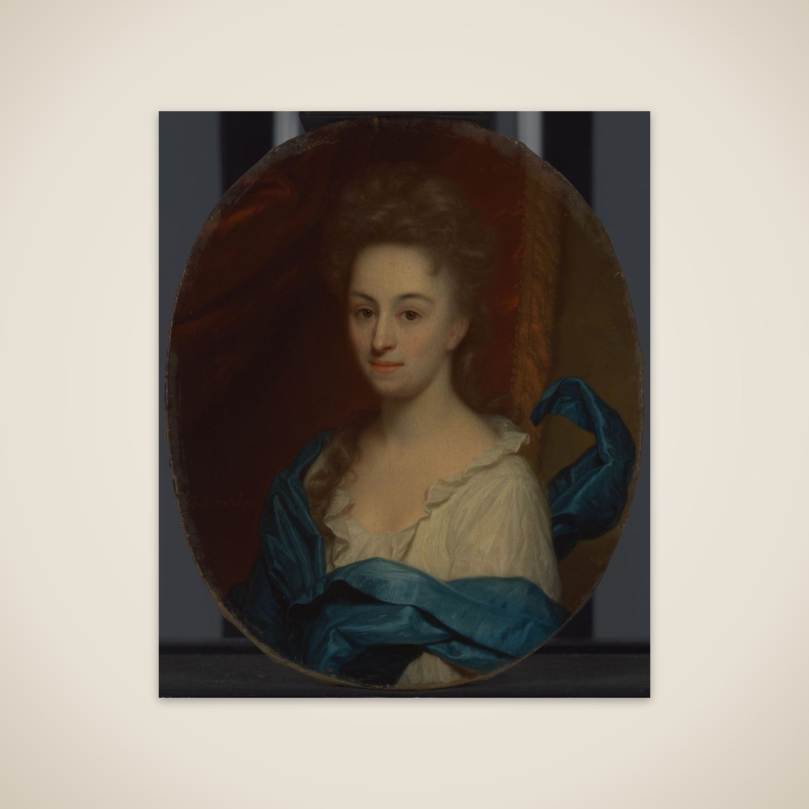 Portrait of Josina Clara van Citters (1671-1753), daughter of Josina Parduyn unframed print