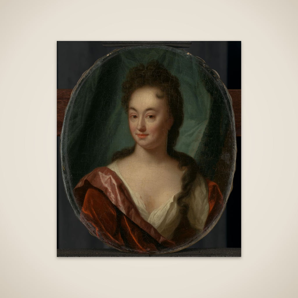 Miss van Gool, lady companion of Clara van Citters unframed print