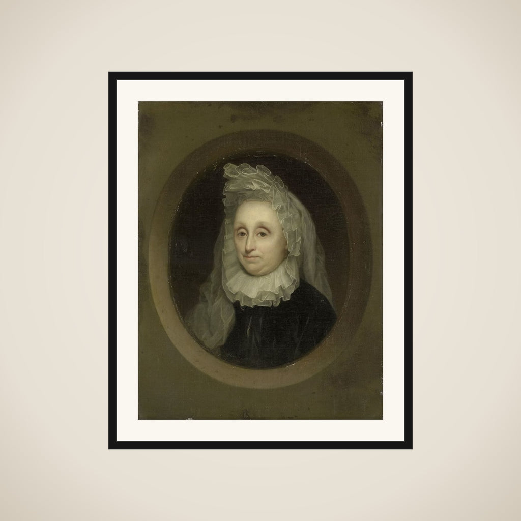 Portrait of Josnia Parduyn (1642-1718), second wife of Aernout van Citters framed