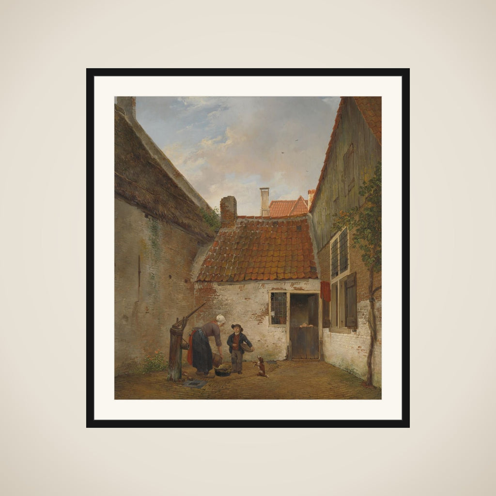 Inner Courtyard framed