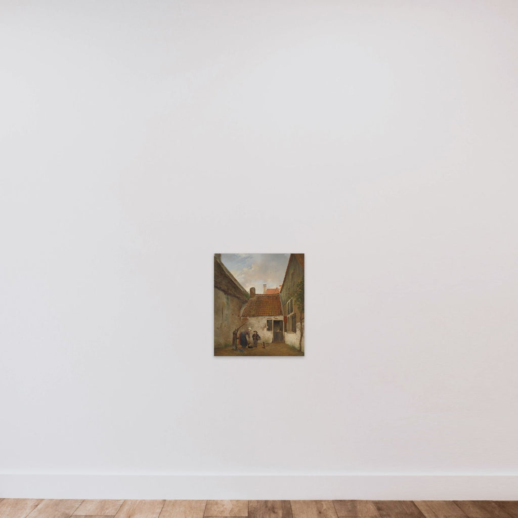 Inner Courtyard unframed — shown to scale