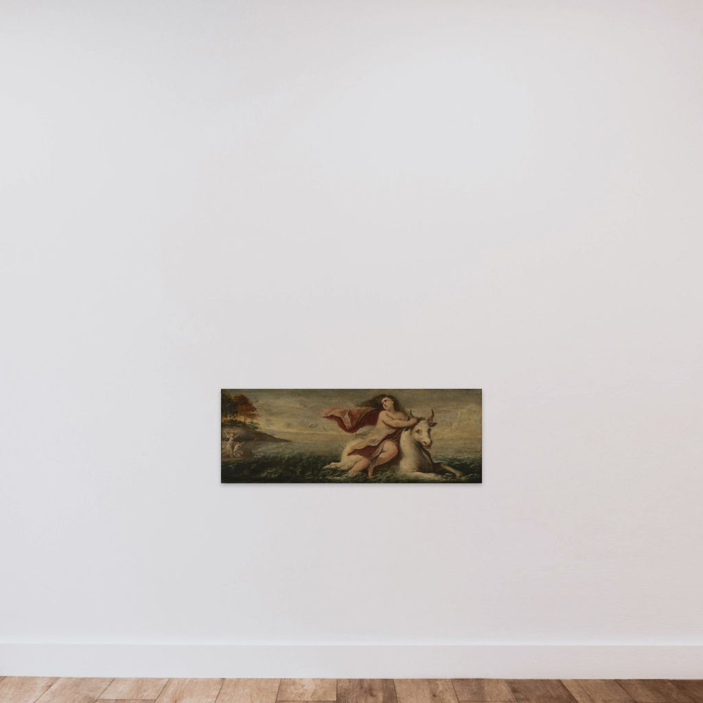 Rape of Europa unframed — shown to scale