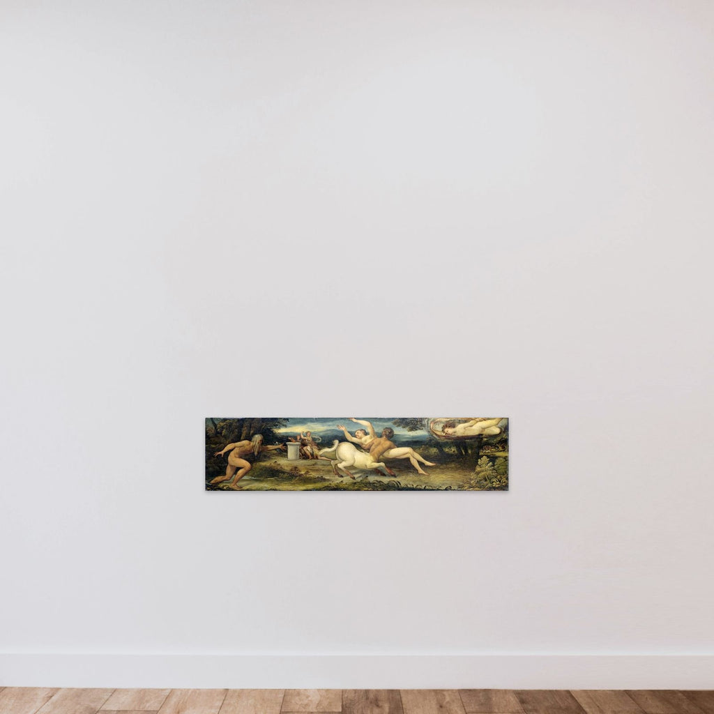 Nessus and Deianira unframed — shown to scale