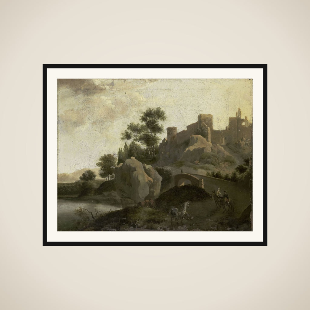 Italian Landscape framed