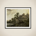 Italian Landscape framed