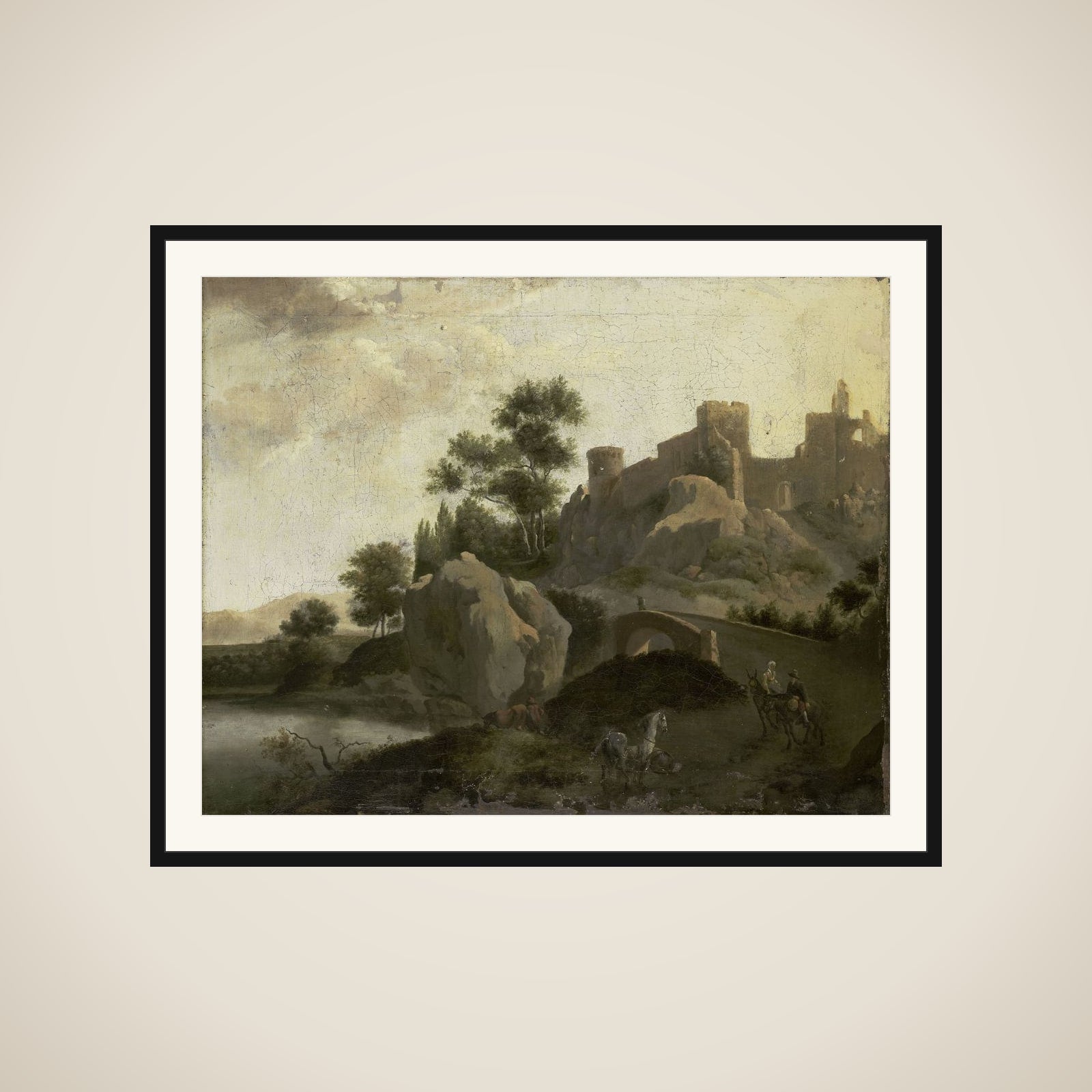 Italian Landscape framed