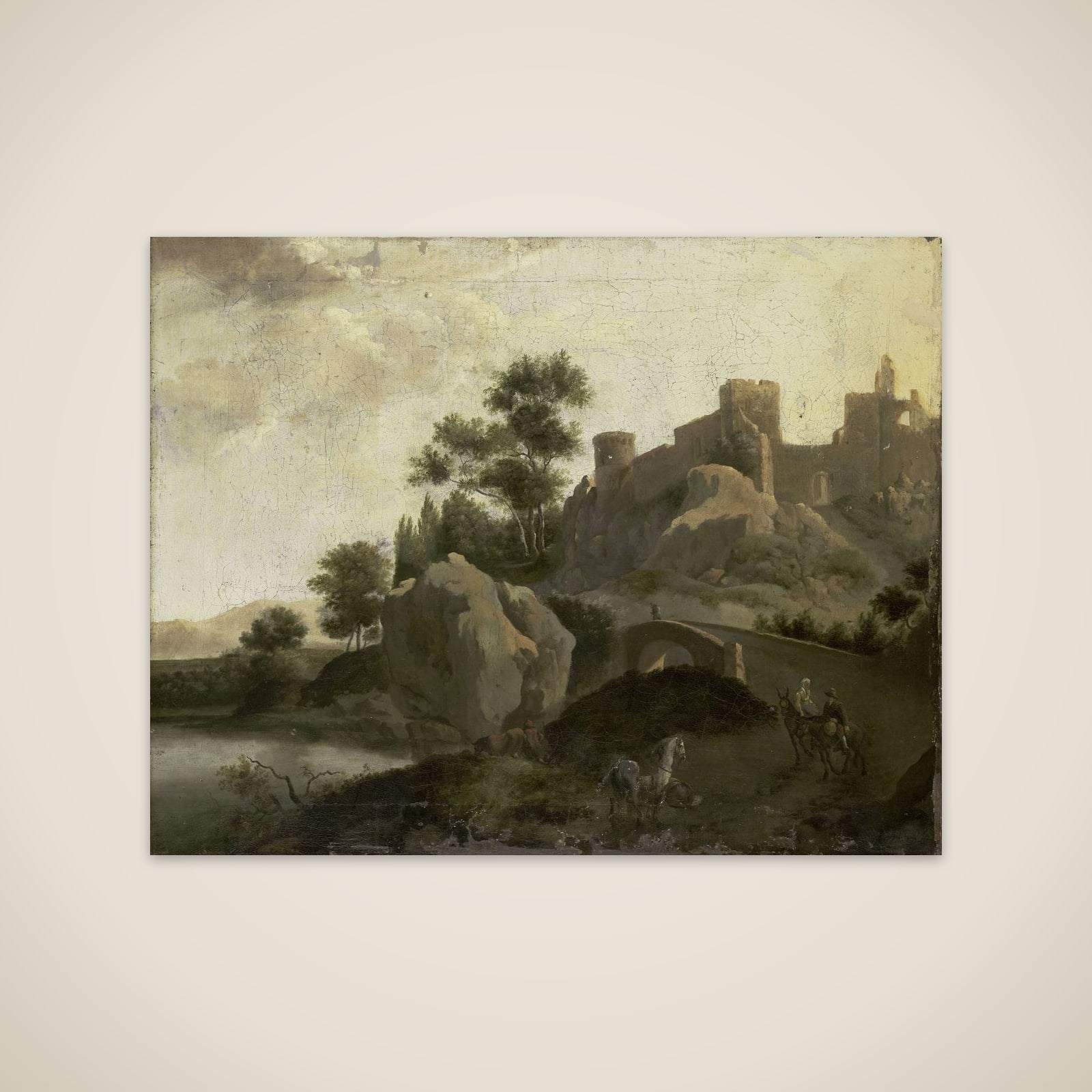 Italian Landscape unframed print