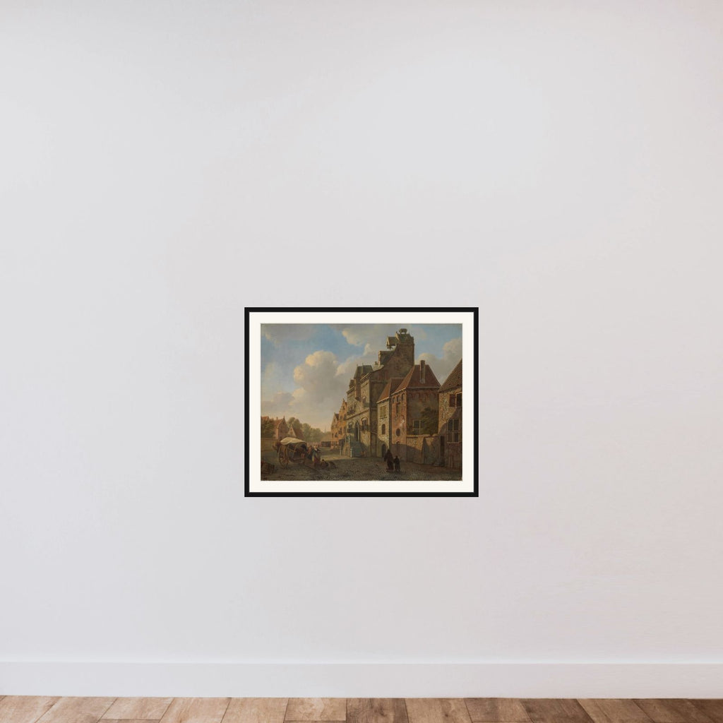 View in Dordrecht framed — shown to scale