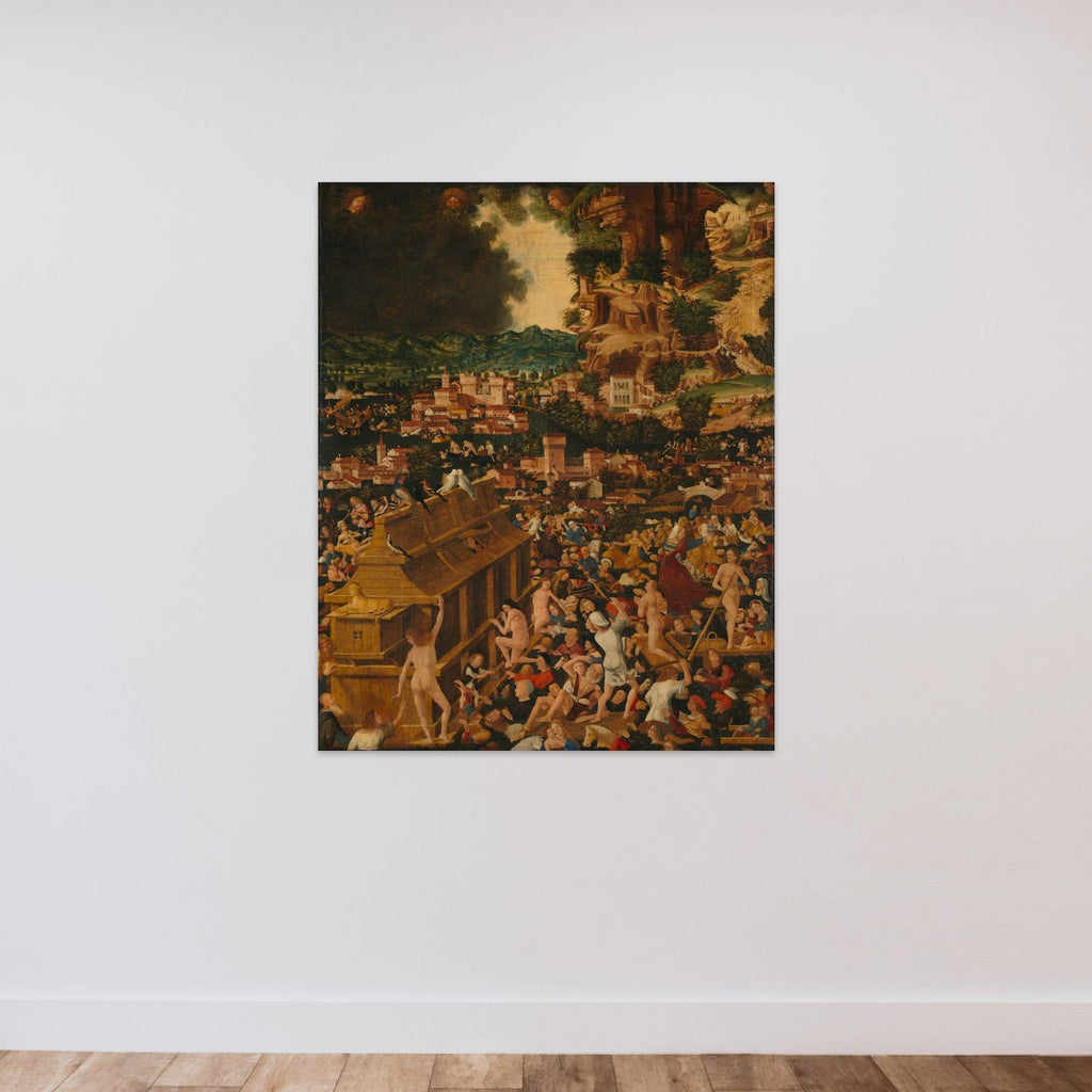 The Flood unframed — shown to scale