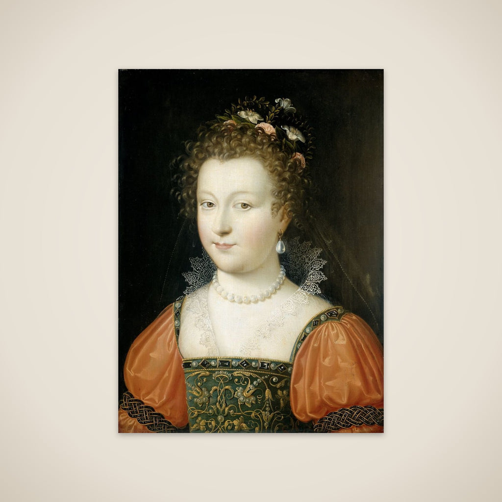 Portrait of a Woman (previously identified as Queen Elizabeth I) unframed print