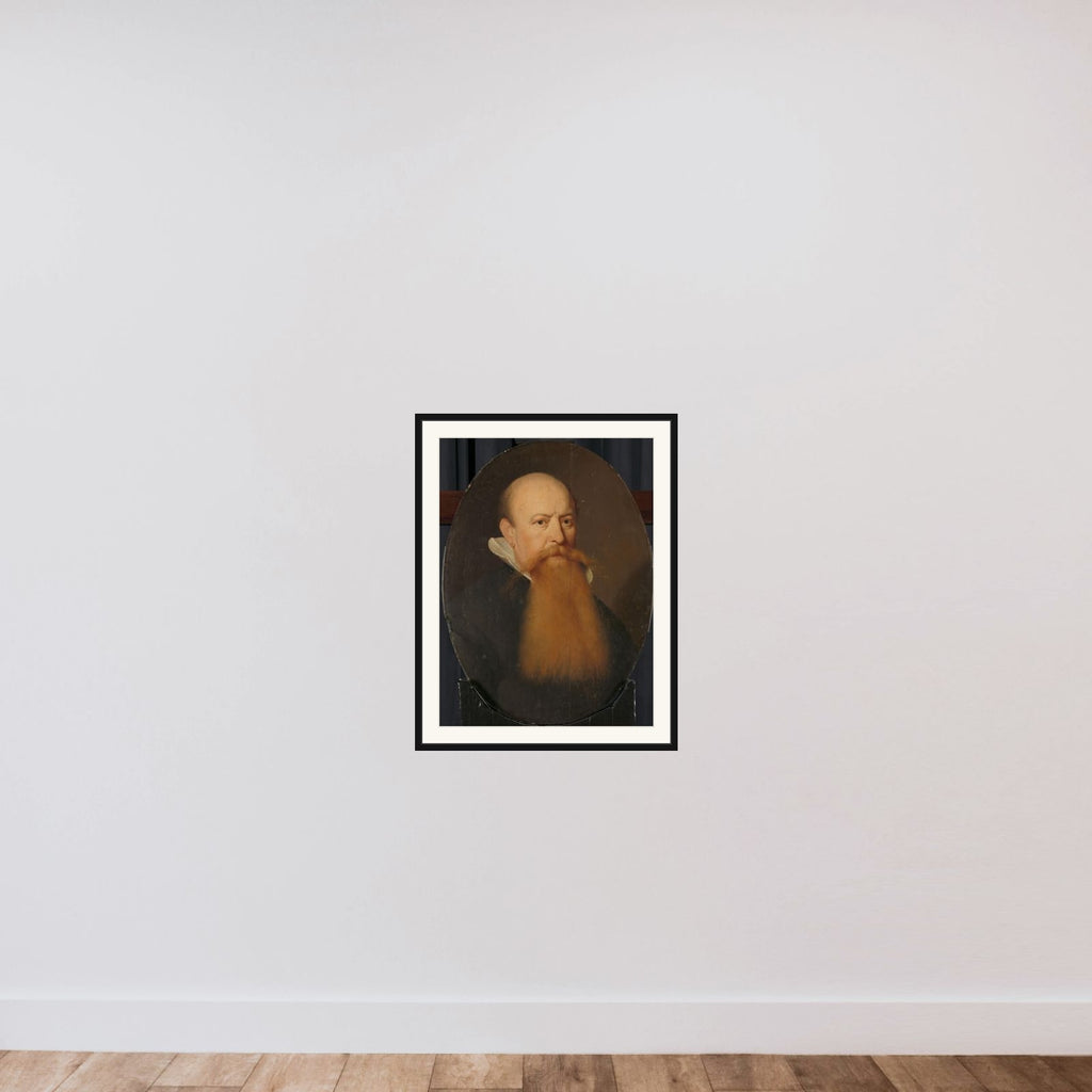 Portrait of a Man framed — shown to scale