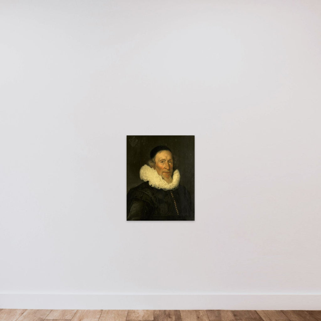 Portrait of Jacob Gerritsz van der Mij (1559/60-?1635) unframed — shown to scale