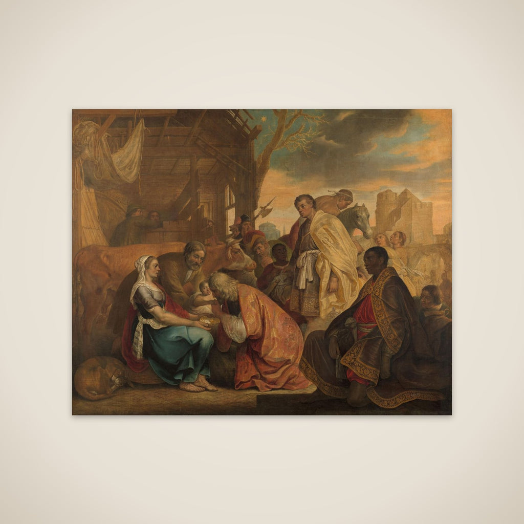 The adoration of the Magi unframed print