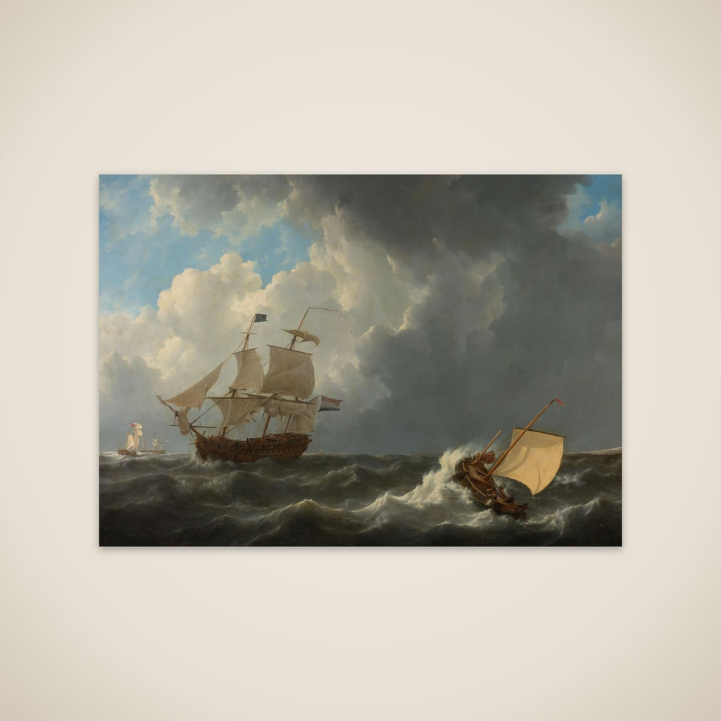 Ships in a Turbulent Sea unframed print