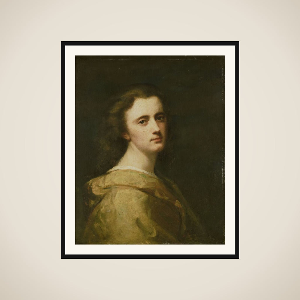 Portrait of Thérèse Schwartze, the Artist's Daughter, at 16 years of age framed