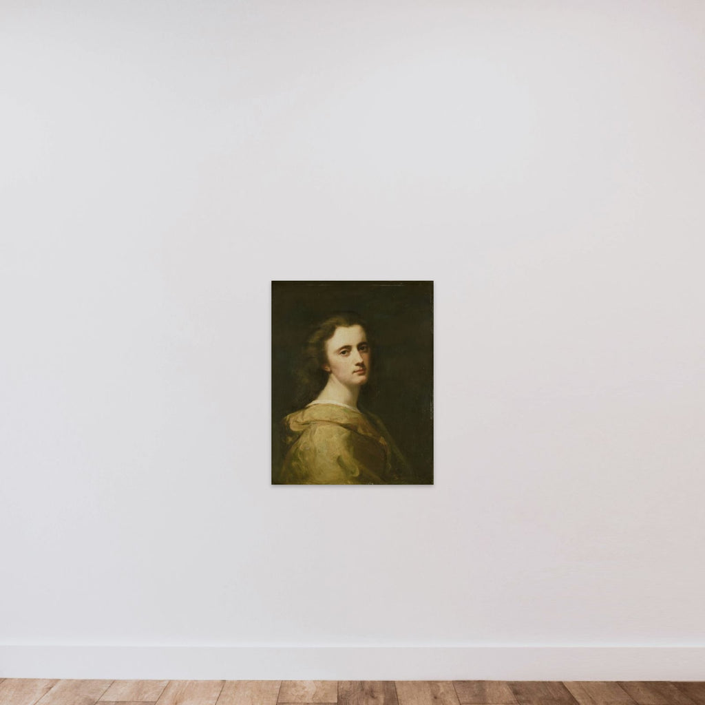 Portrait of Thérèse Schwartze, the Artist's Daughter, at 16 years of age unframed — shown to scale