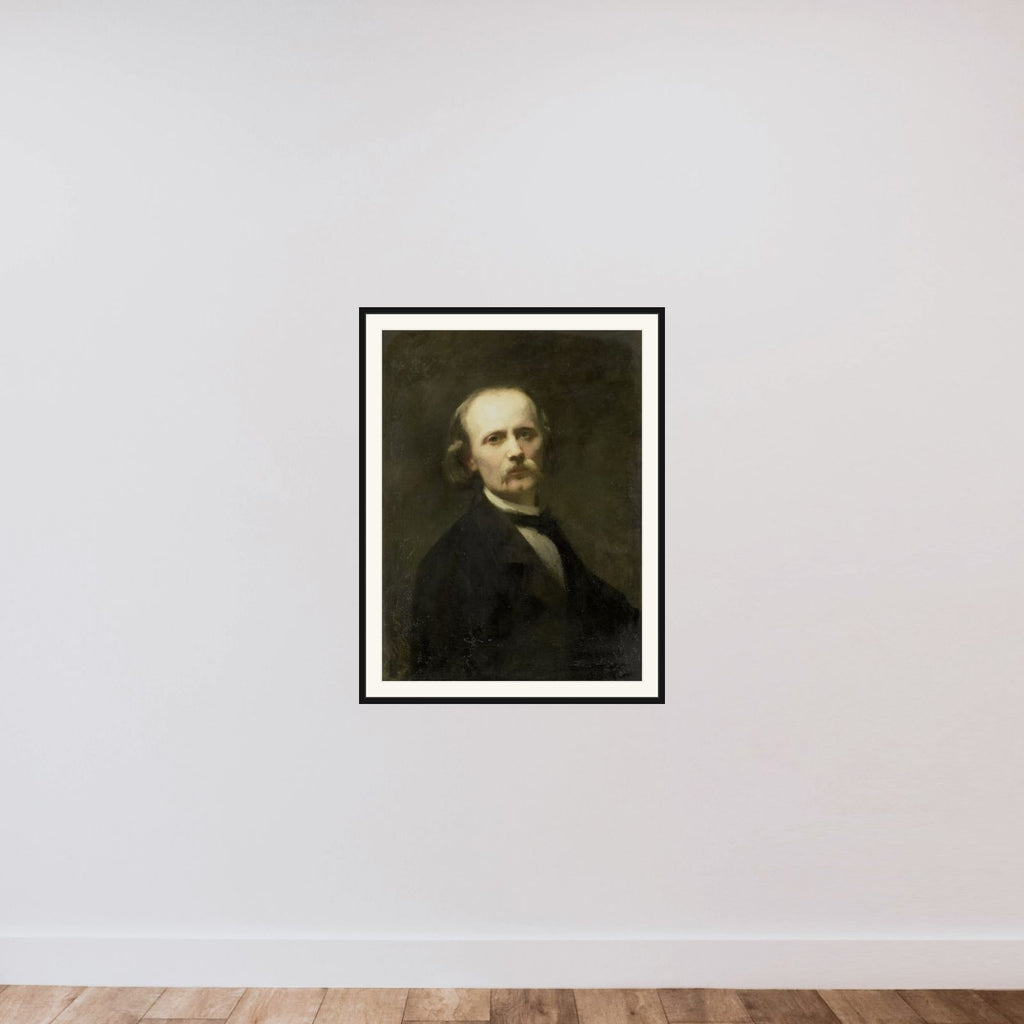 Self-Portrait framed — shown to scale