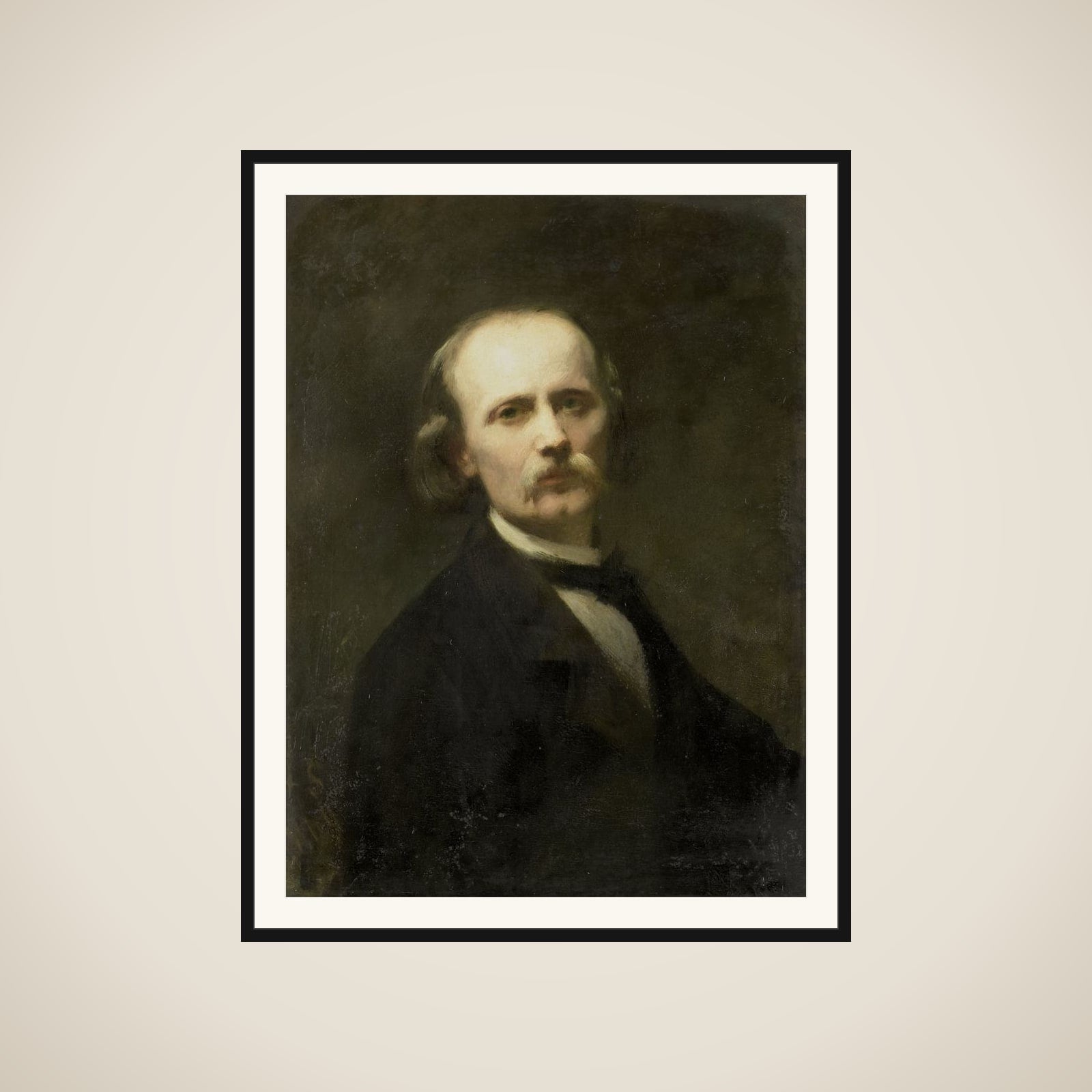 Self-Portrait framed