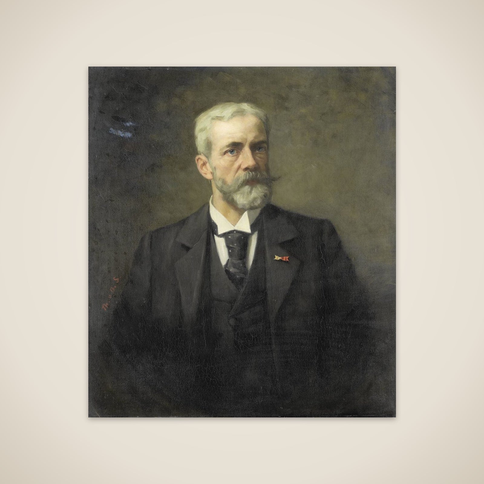 Frederik Daniël Otto Obreen (1840-96). Hoofddirecteur van het Rijksmuseum, Amsterdam unframed print