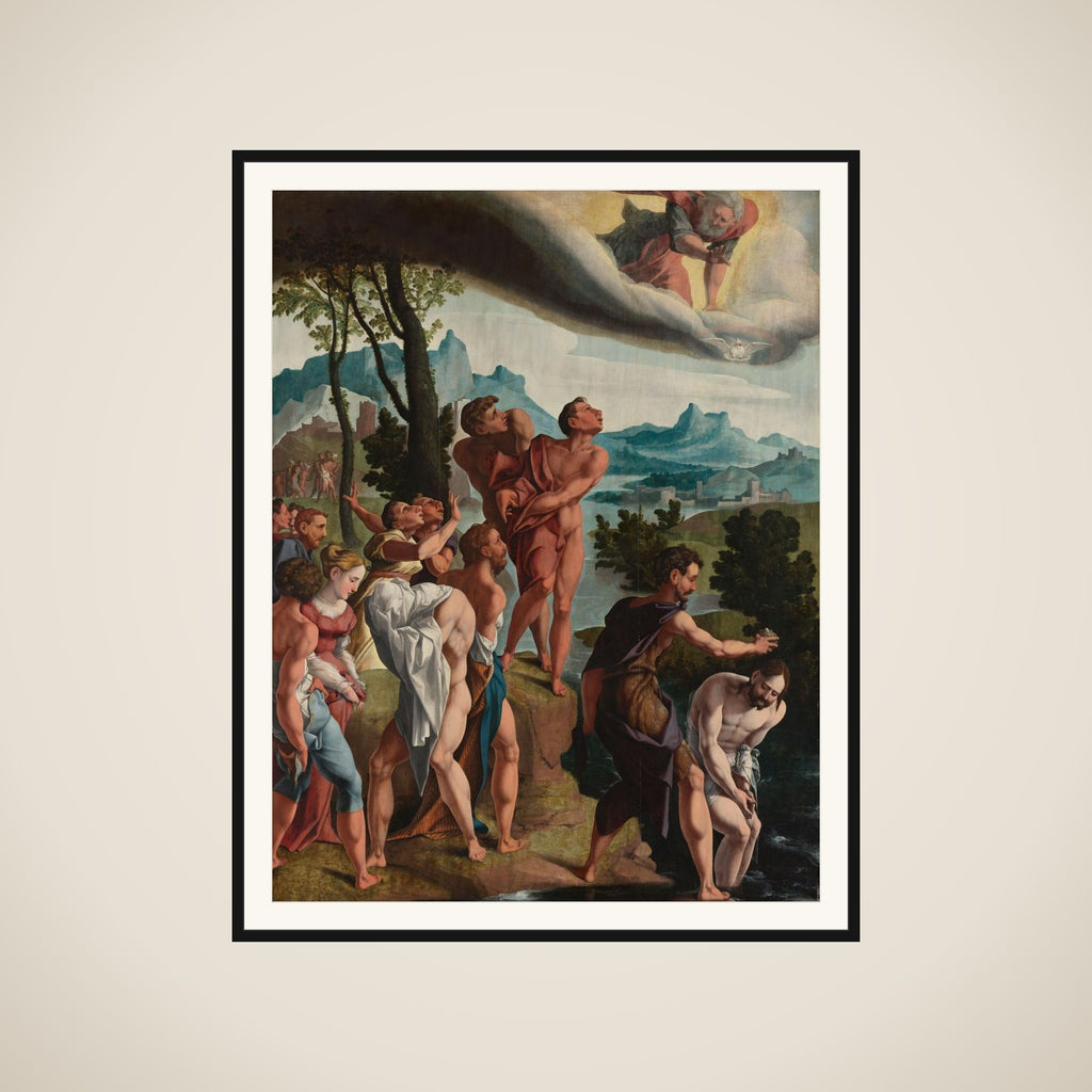 The Baptism of Christ framed