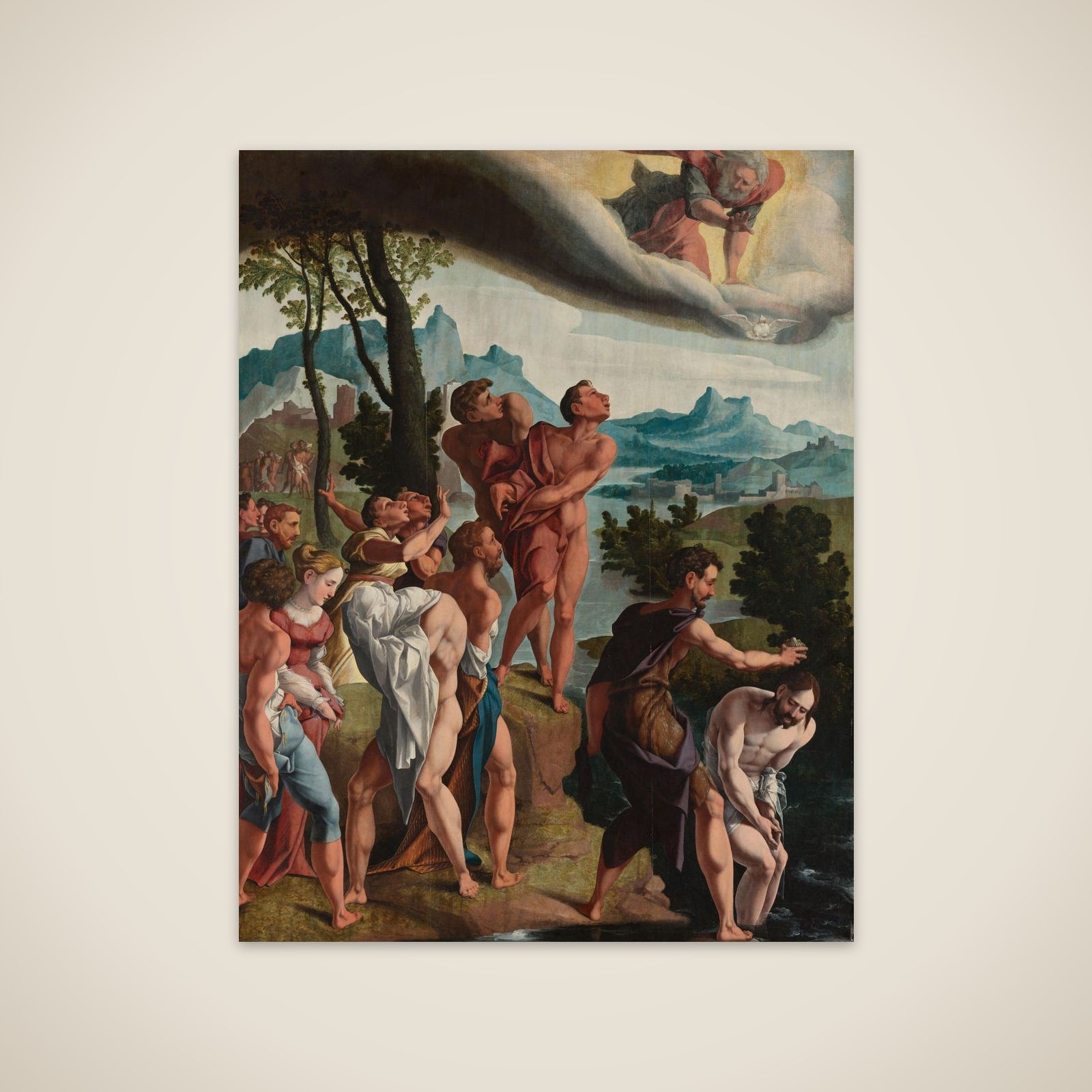 The Baptism of Christ unframed print