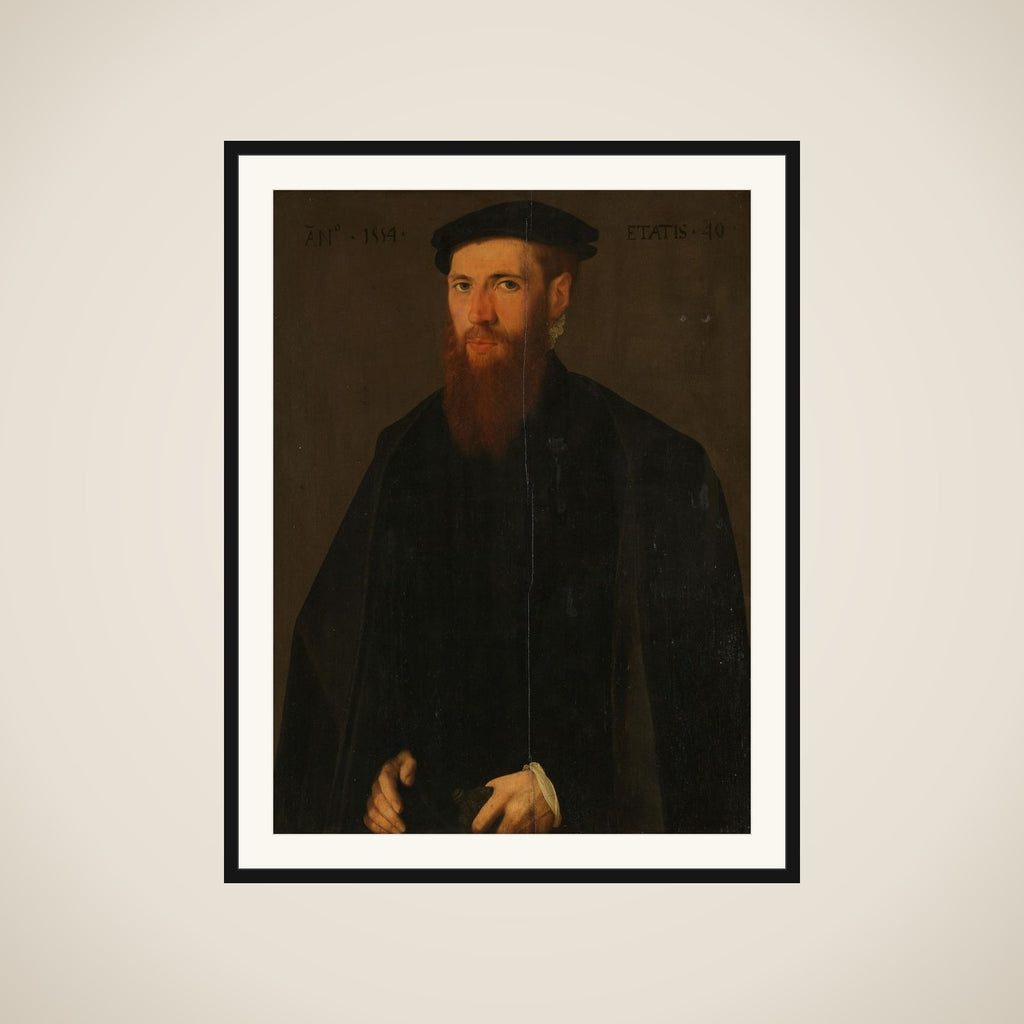 Portrait of Willem van Lokhorst (1514-64) framed