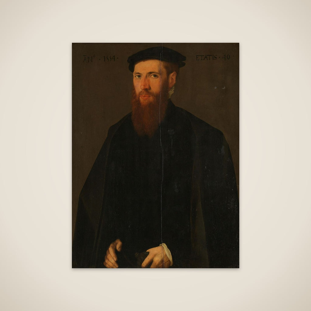 Portrait of Willem van Lokhorst (1514-64) unframed print