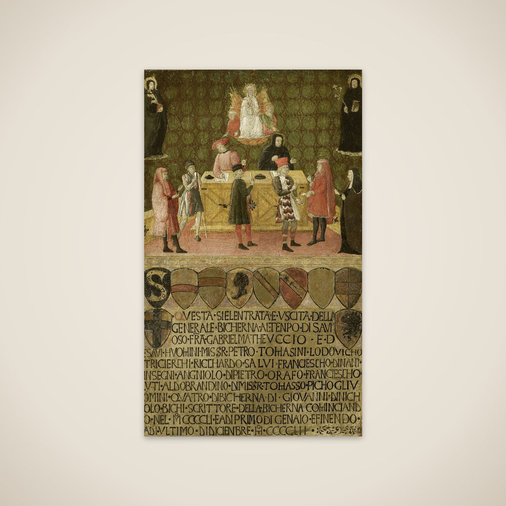 Office of the Tax Administration (Biccherna) of Siena unframed print