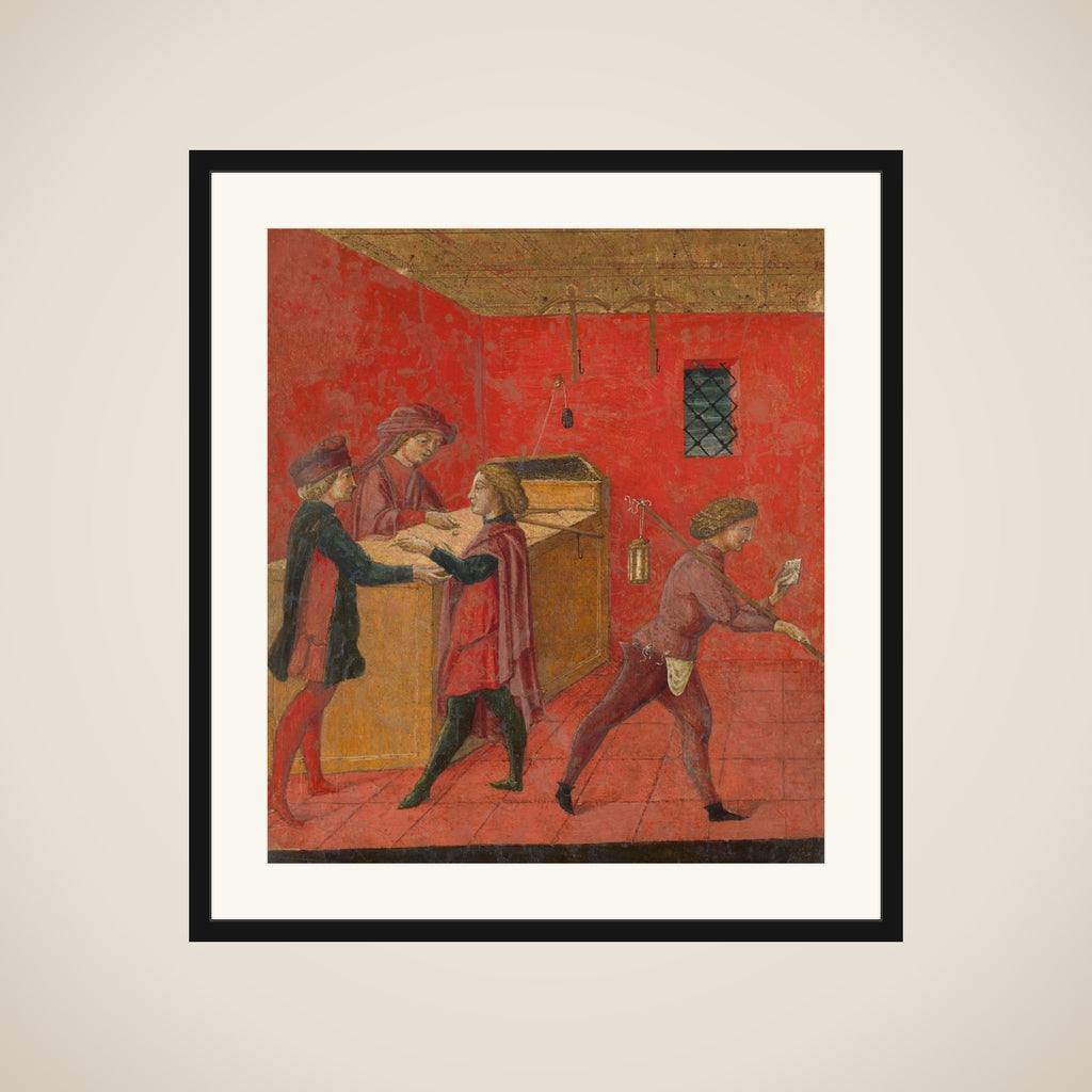 Payment of Salaries to the Night Watchmen in the Camera del Comune of Siena framed