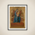 Virgin and Child framed