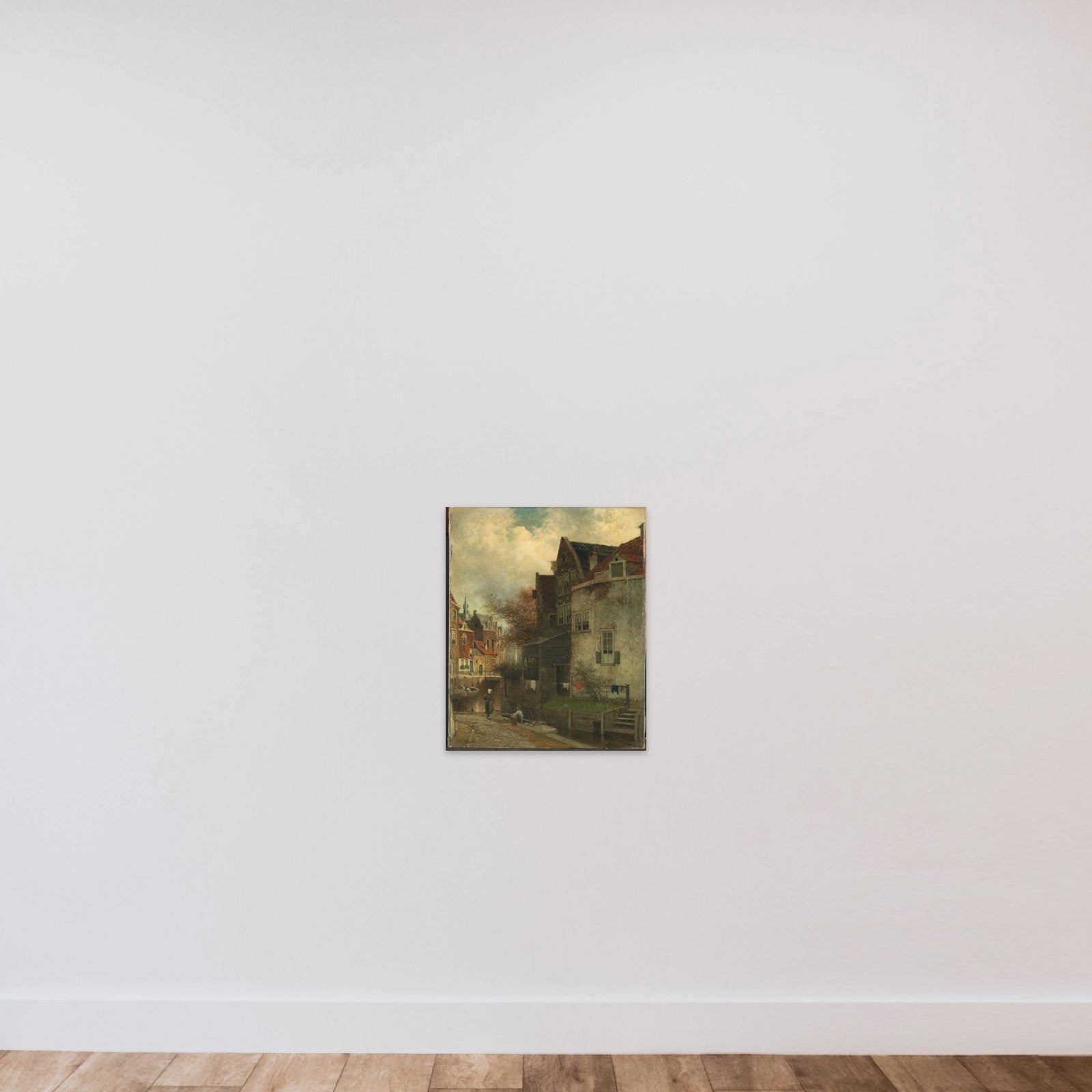 Stadsgezicht unframed — shown to scale