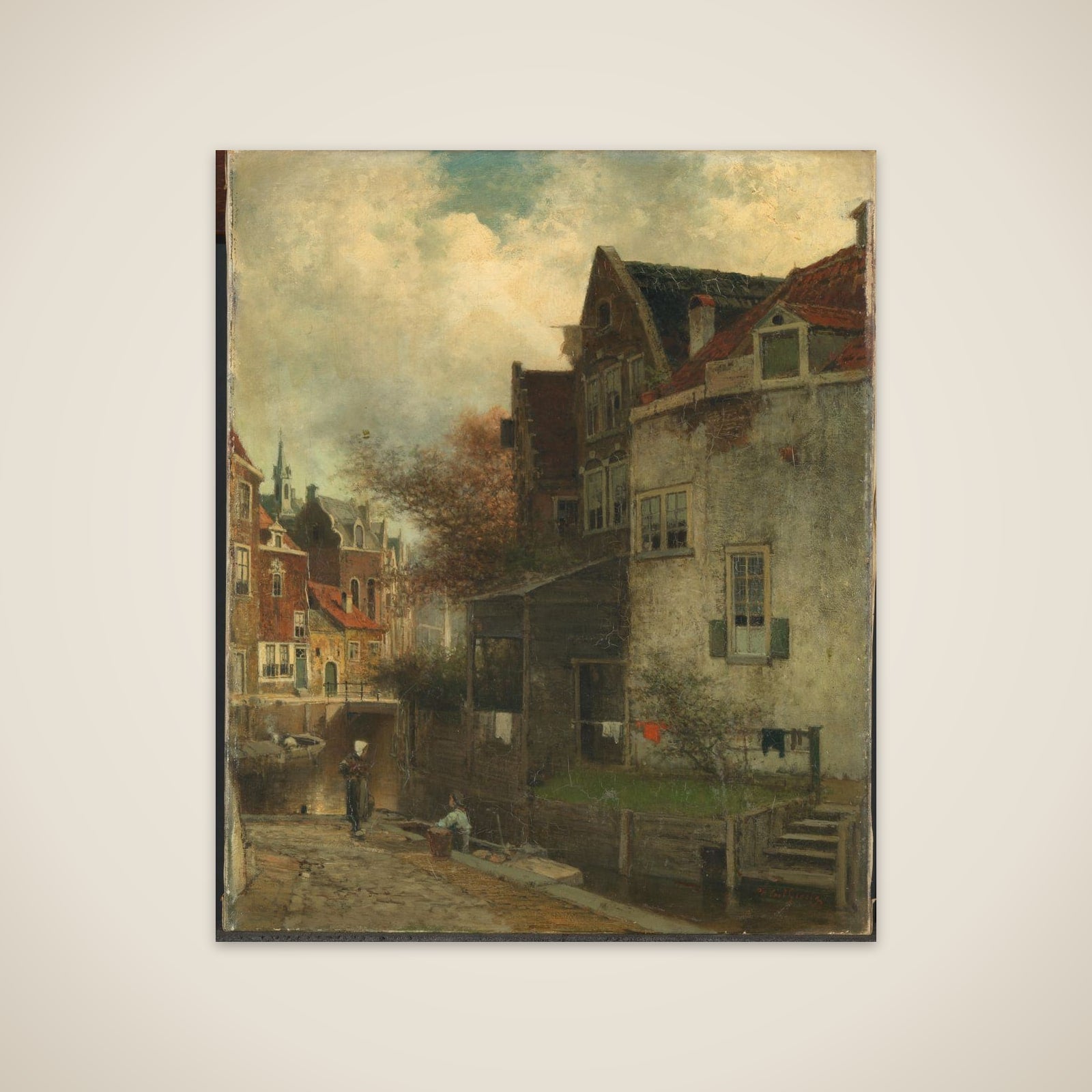 Stadsgezicht unframed print